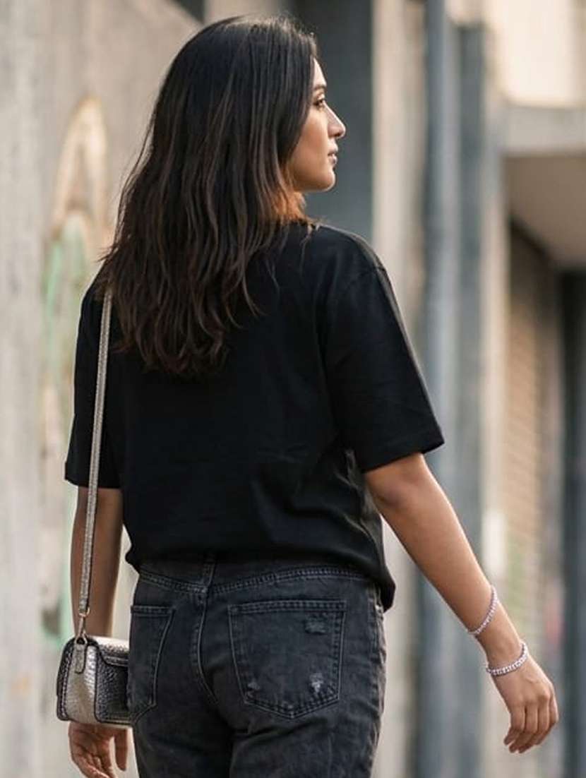 women printed short sleeves oversized t-shirt - 22594581 -  Standard Image - 3