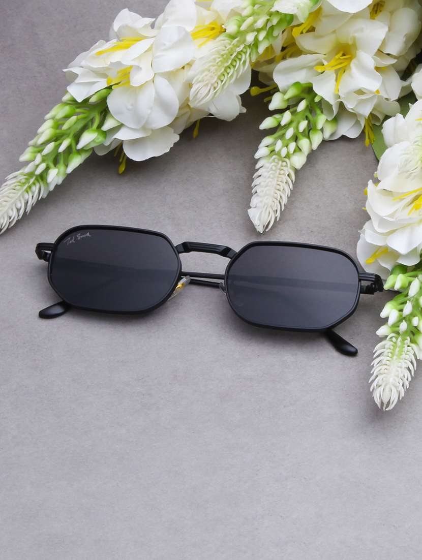 ted smith unisex premium metal sunglasses with polarized lenses