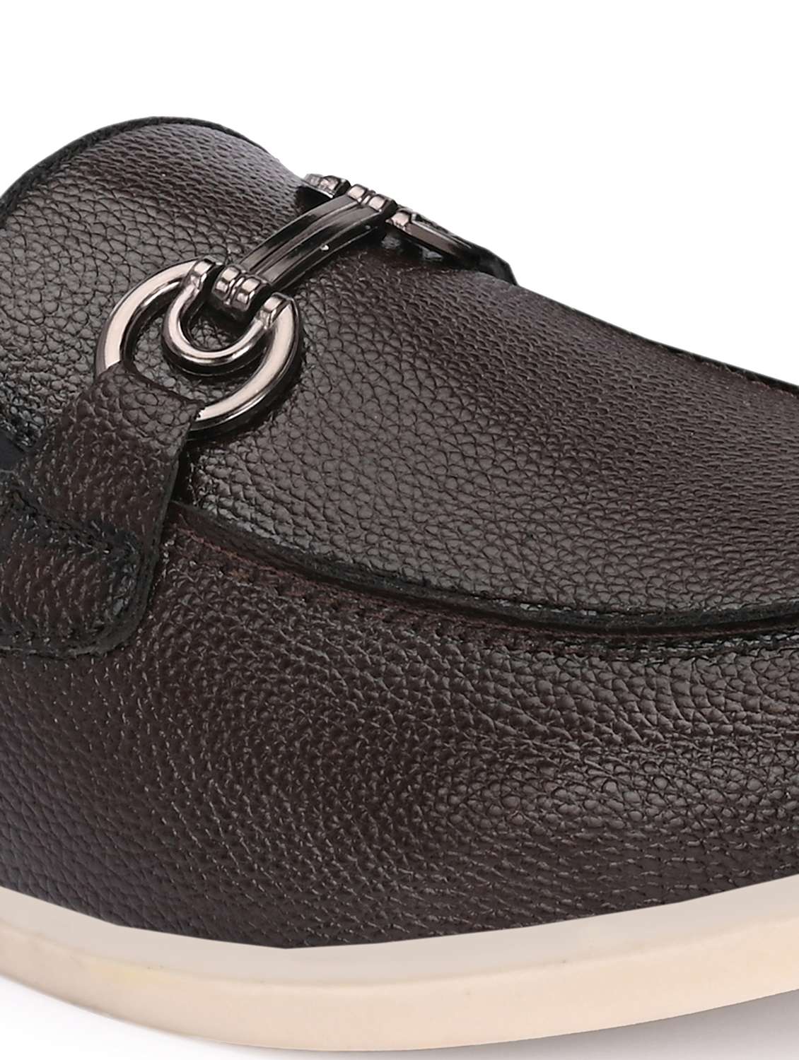 Men Solid Slip On Mule - 22594701 -  Standard Image - 5