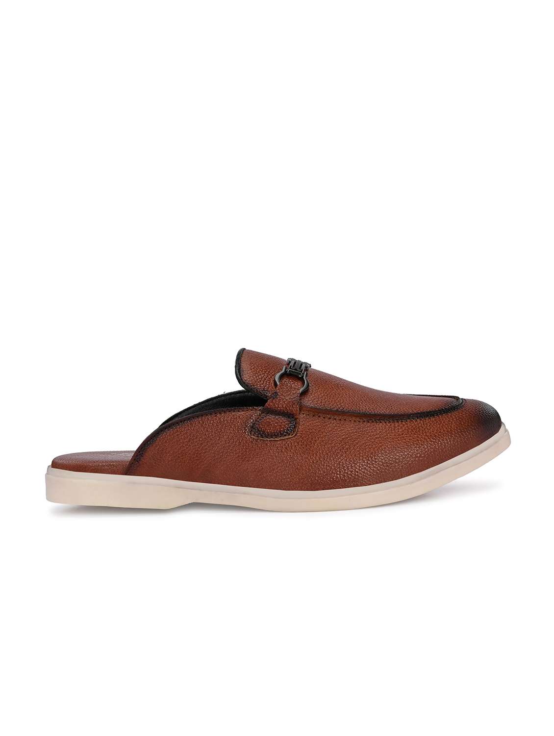 men textured slip on mule - 22594702 -  Standard Image - 3