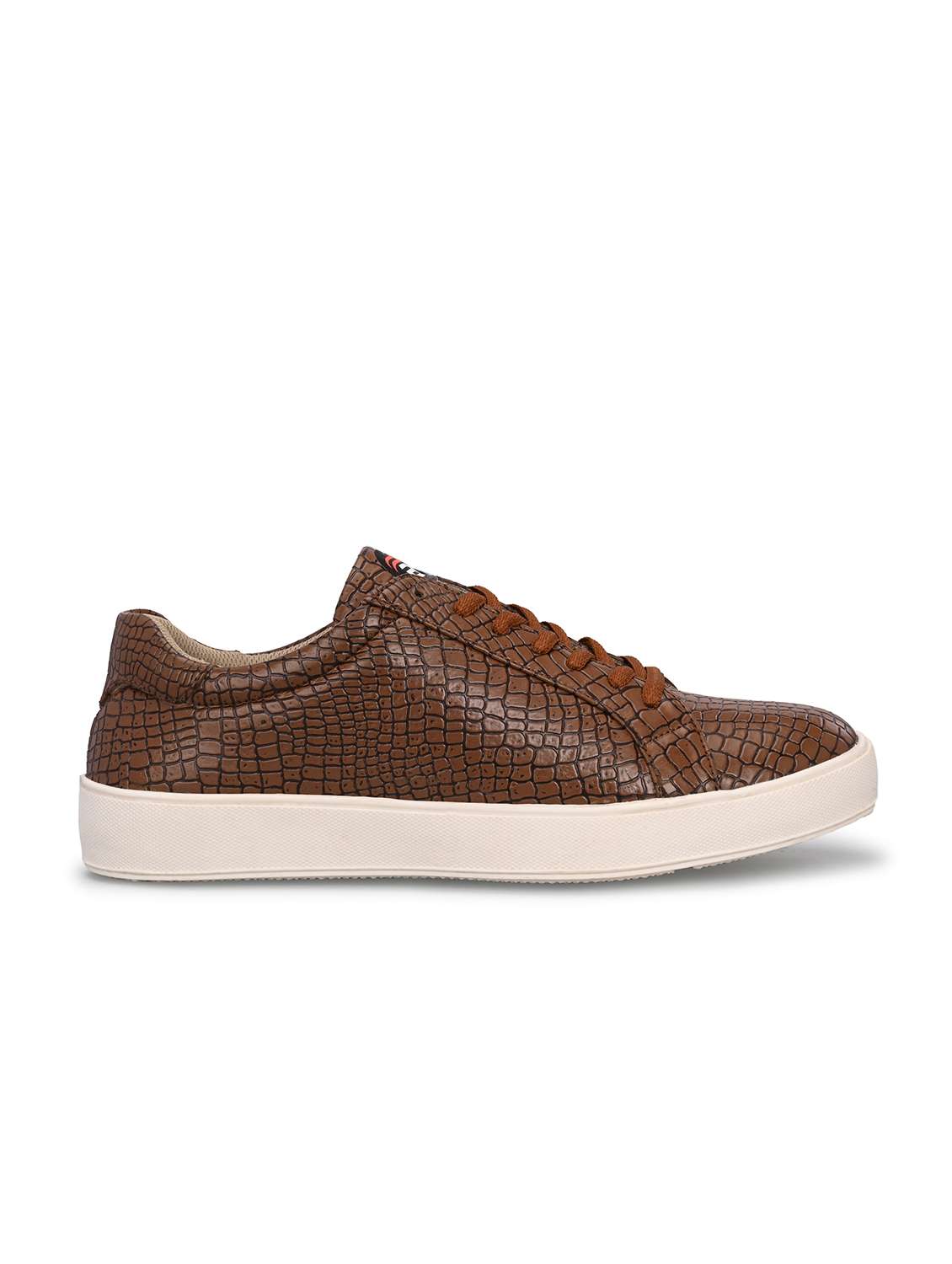men brown lace up sneaker - 22594709 -  Standard Image - 3