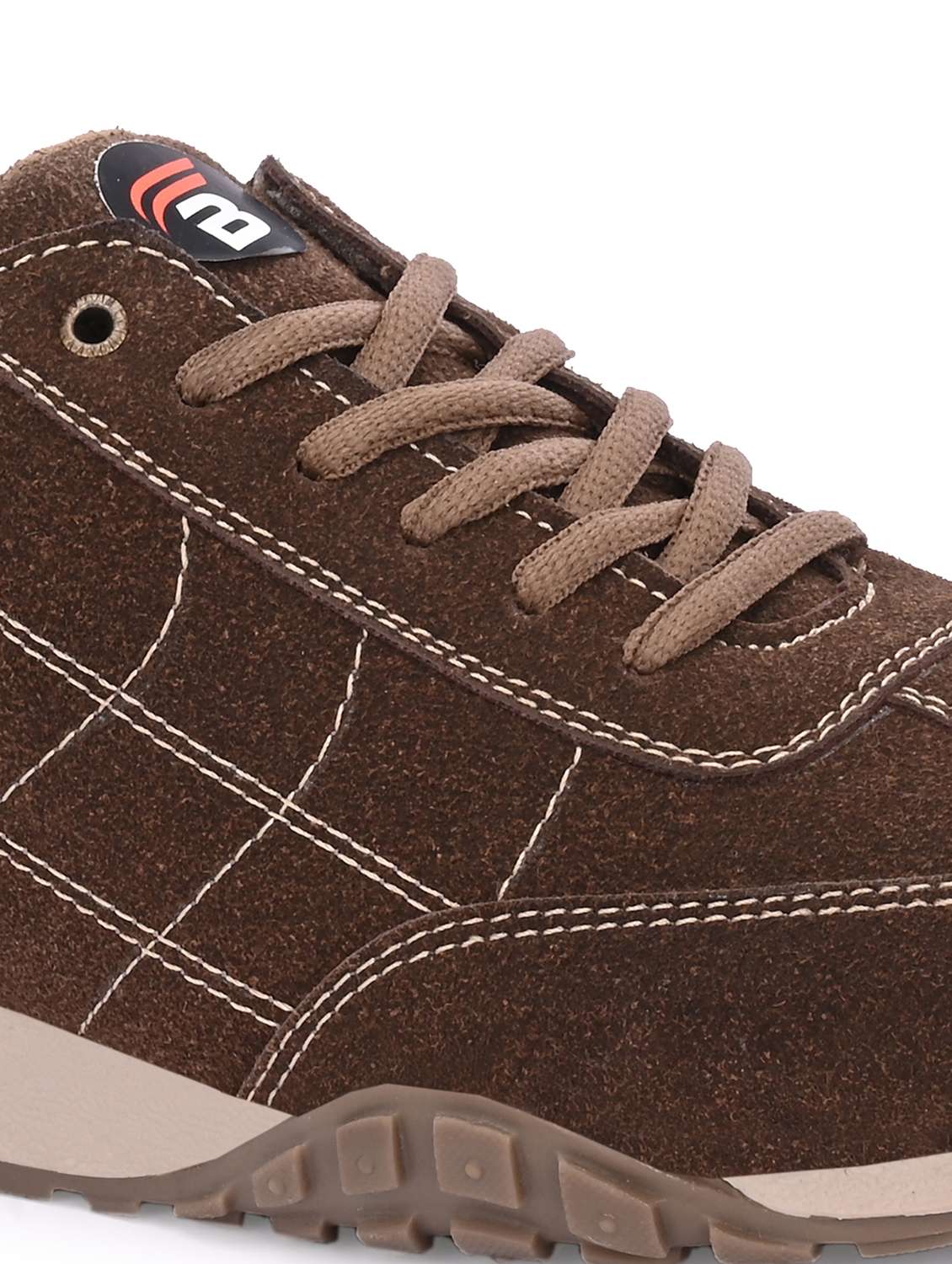 men brown lace up sneaker - 22594715 -  Standard Image - 5