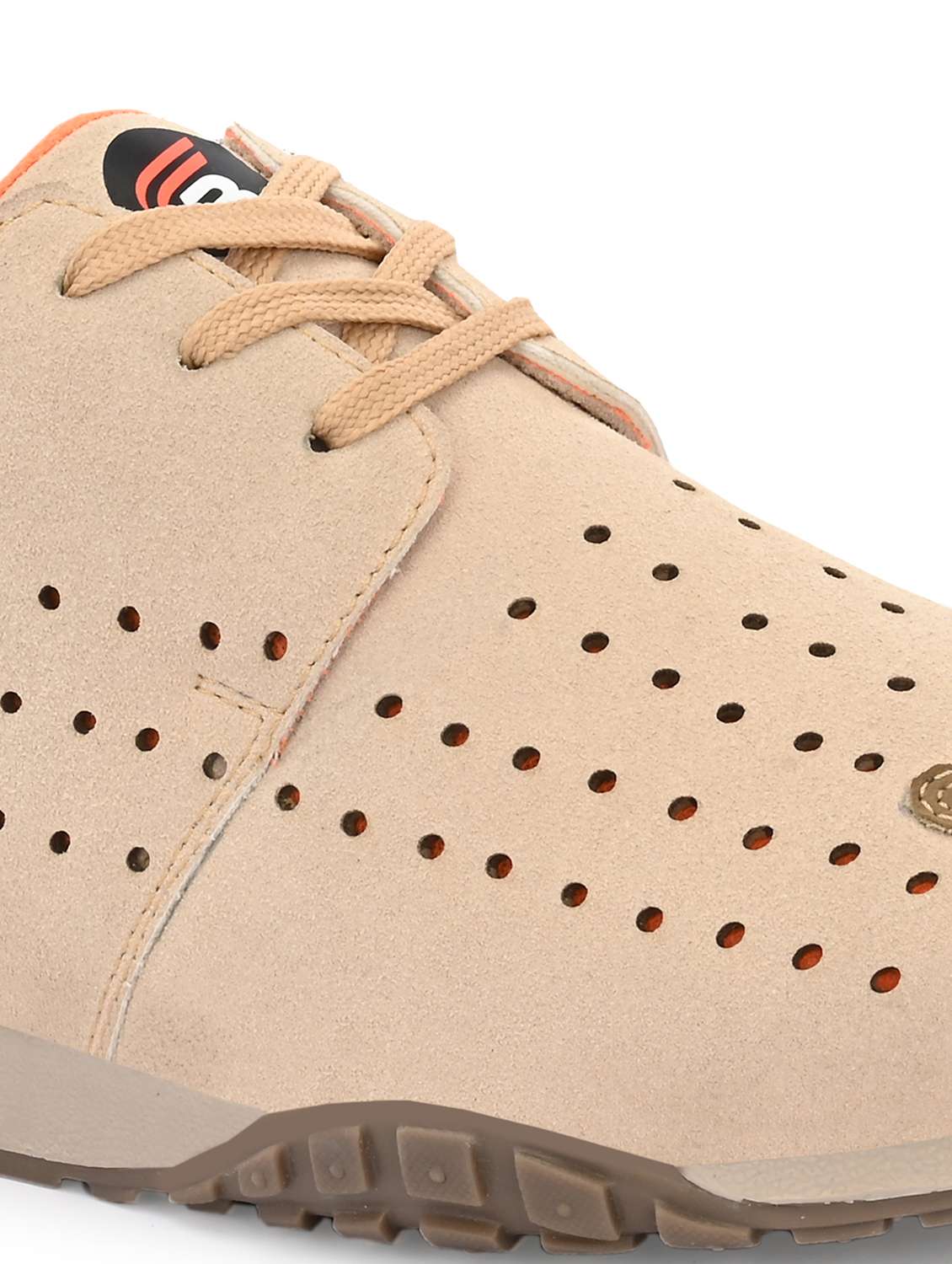 men beige lace up sneaker - 22594717 -  Standard Image - 5