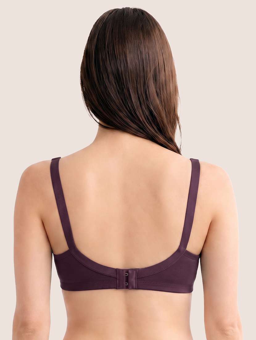 women pack of 3 solid full coverage regular bra - 22594862 -  Standard Image - 5