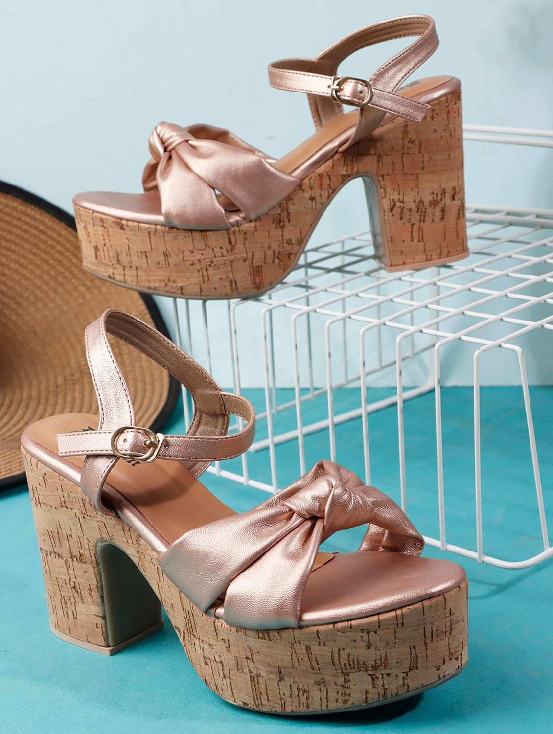 women solid ankle strap sandal