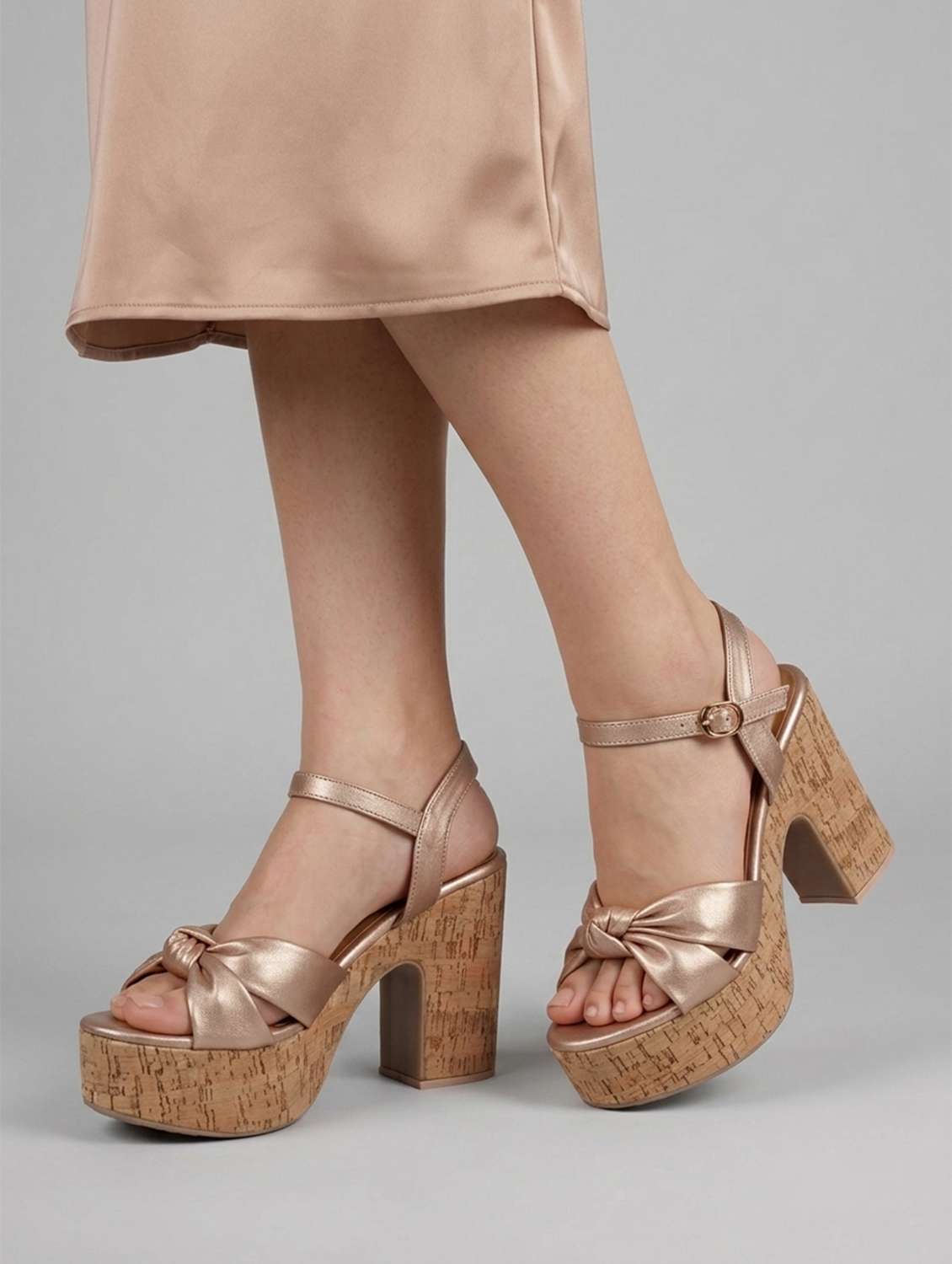 women solid ankle strap sandal - 22594893 -  Standard Image - 5
