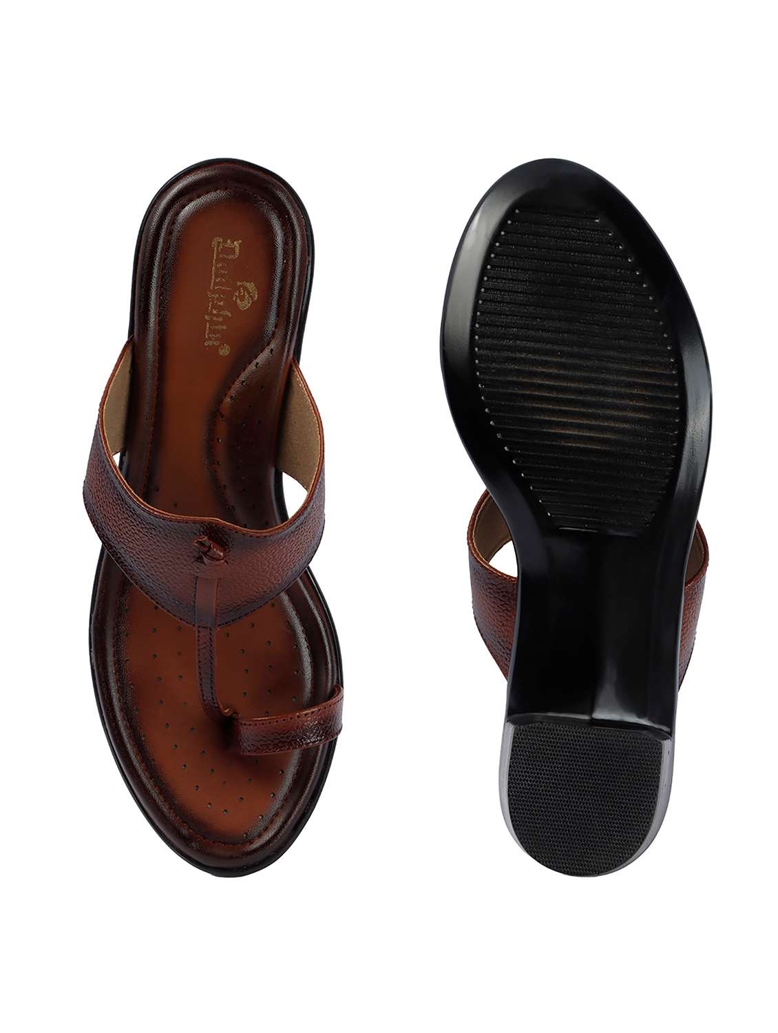 Women Textured One Toe Sandal - 22594897 -  Standard Image - 3