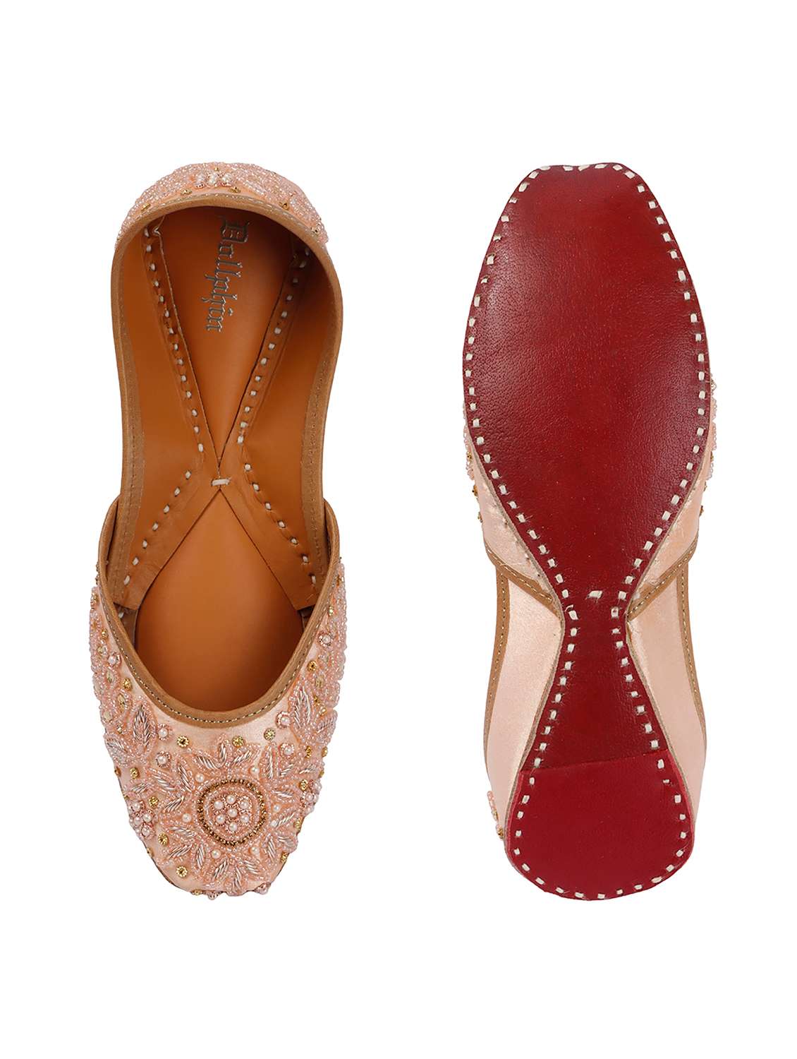 women embroidered slip on jutti - 22594903 -  Standard Image - 3