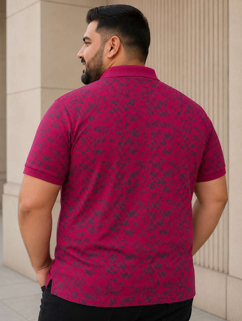 Men Printed Short Sleeves Polo T-shirt - 22595304 -  Standard Image - 3