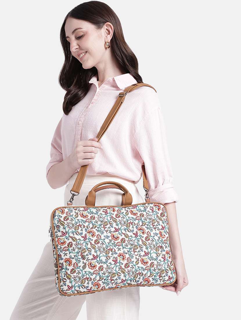 Women Embroidered Regular Laptop Bag - 22595520 -  Standard Image - 5
