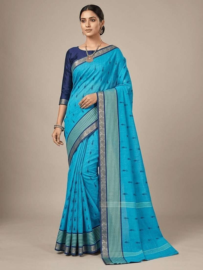 women self design tant saree