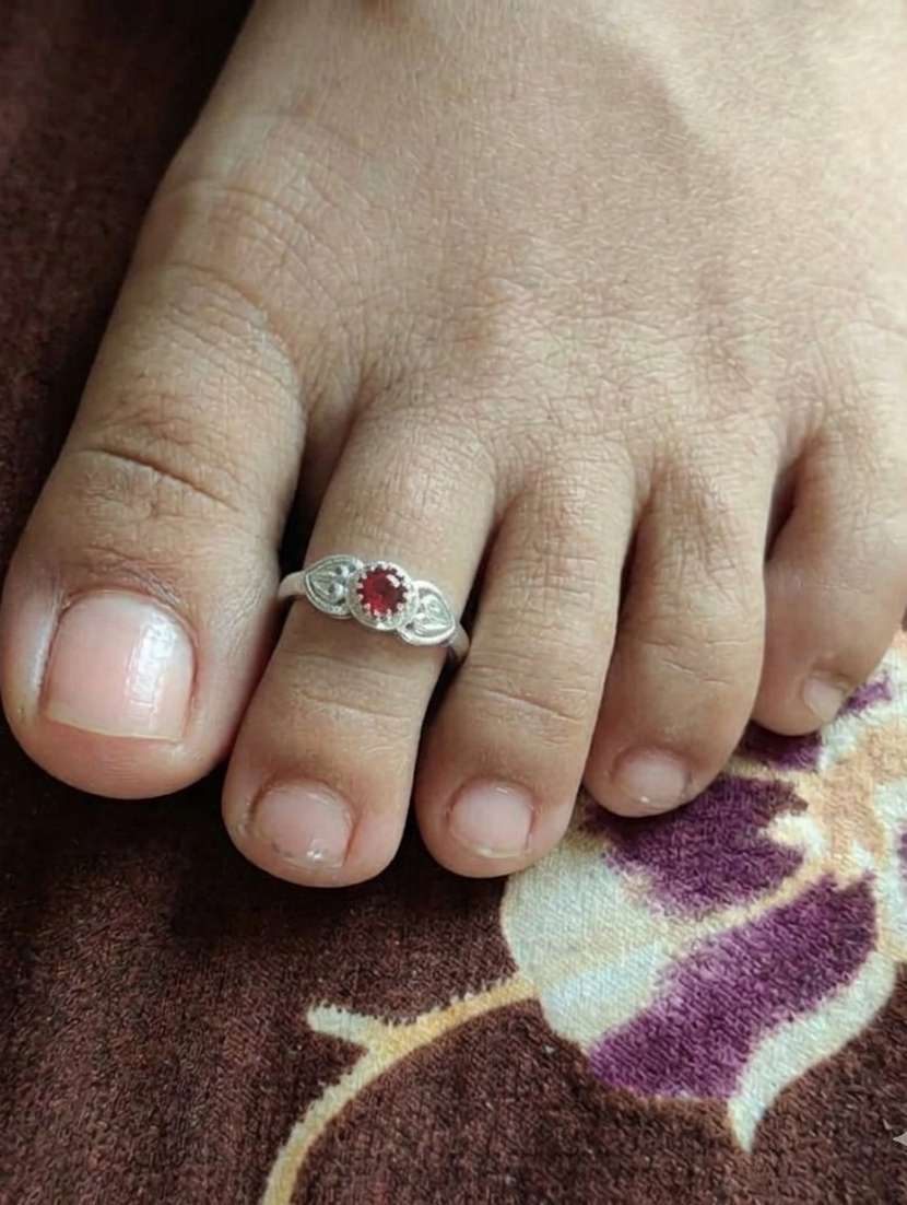 Women Oxidised Adjustable Toe Ring Set - 22596184 -  Standard Image - 3