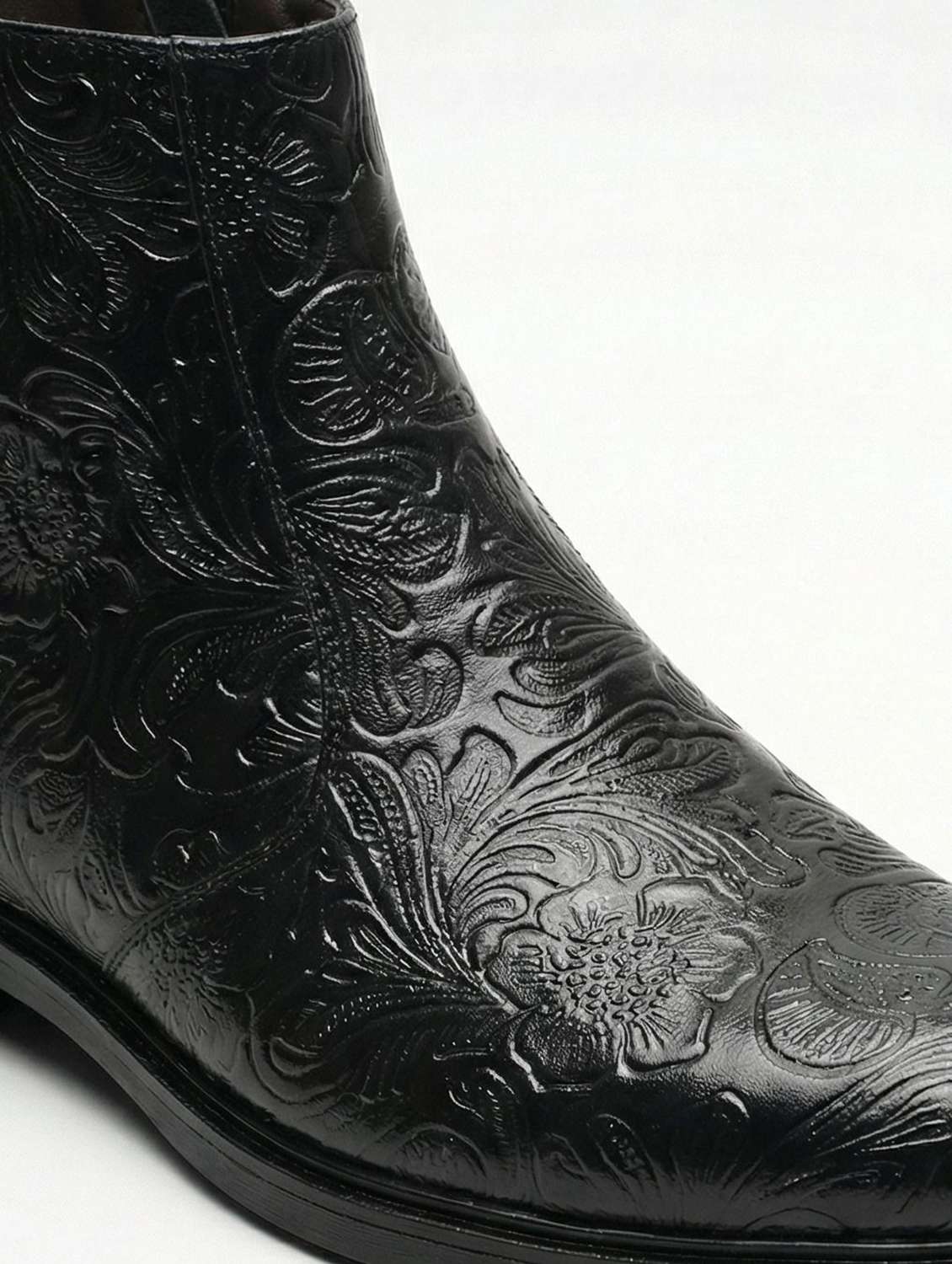 men textured high ankle boots - 22596199 -  Standard Image - 5