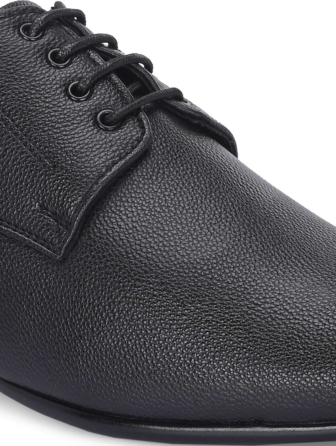 men solid lace up derby shoes - 22596201 -  Standard Image - 5