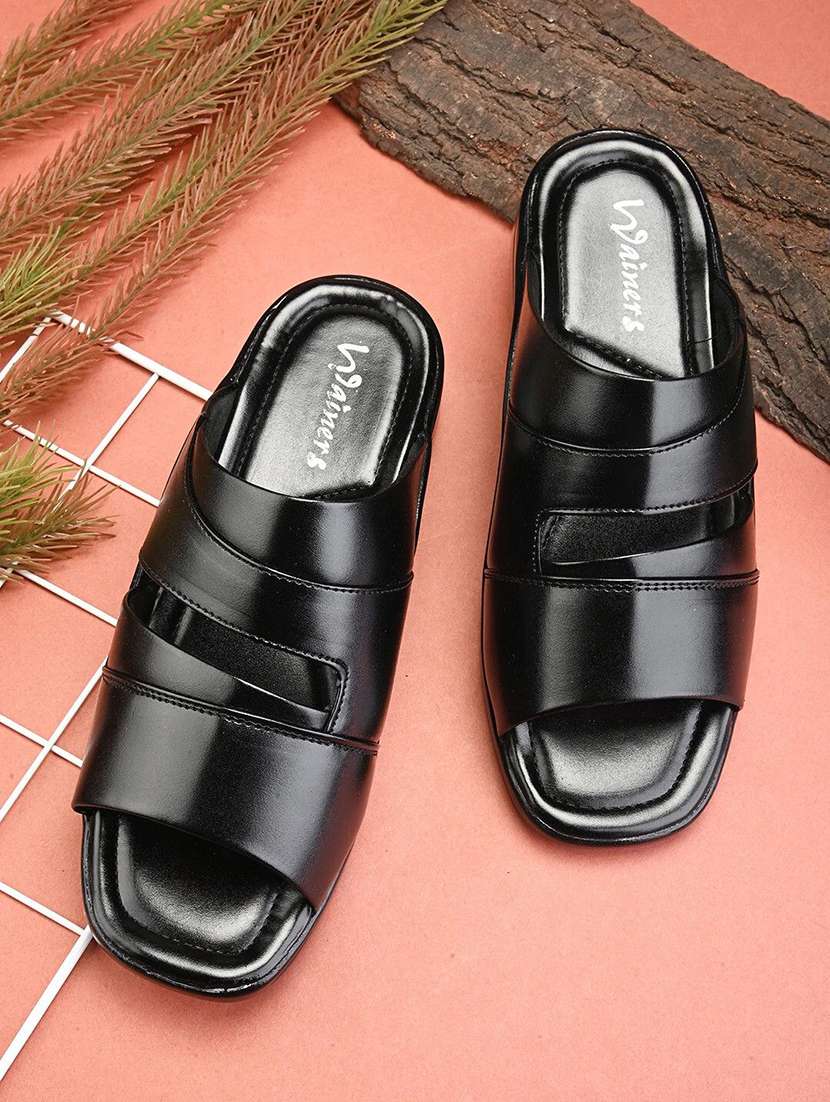 men solid toe separator sandal