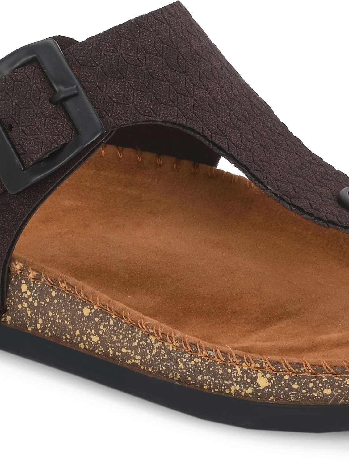 men textured toe separator sandal - 22596226 -  Standard Image - 5