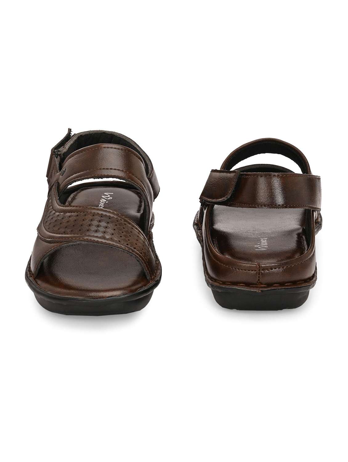 Men Textured Back Strap Sandal - 22596229 -  Standard Image - 3
