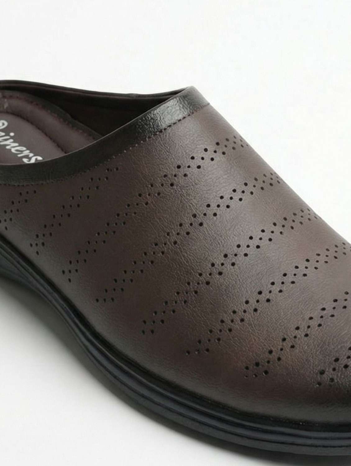 men textured slip on sandal - 22596238 -  Standard Image - 5