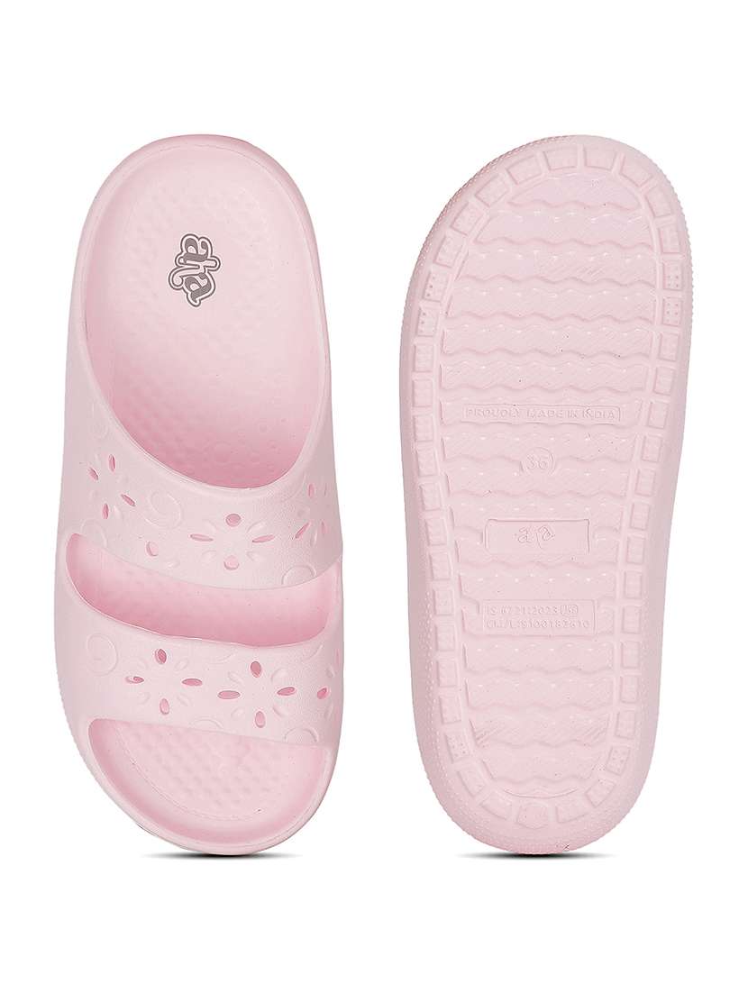 Women Textured Slip On Slider - 22596829 -  Standard Image - 5