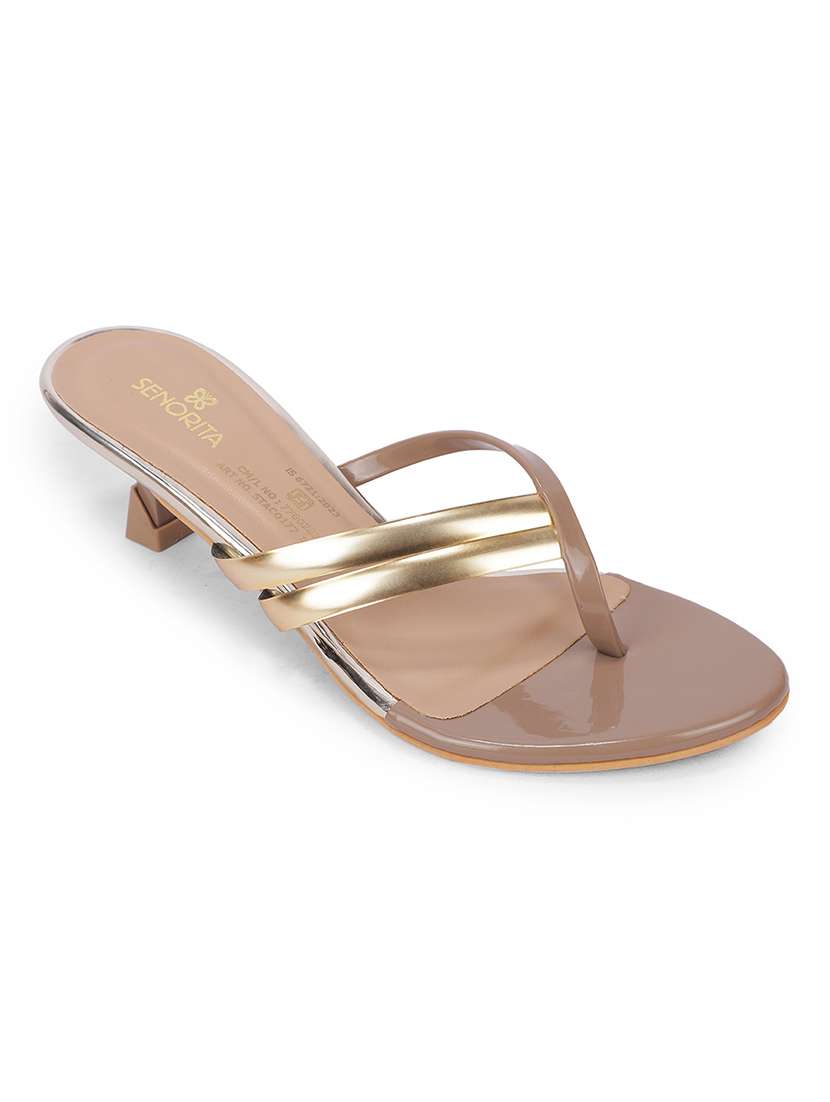 women solid toe separator sandal