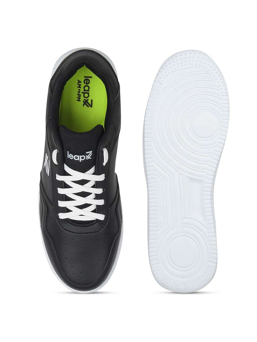 Men Solid Lace Up Sneaker - 22596856 -  Standard Image - 5