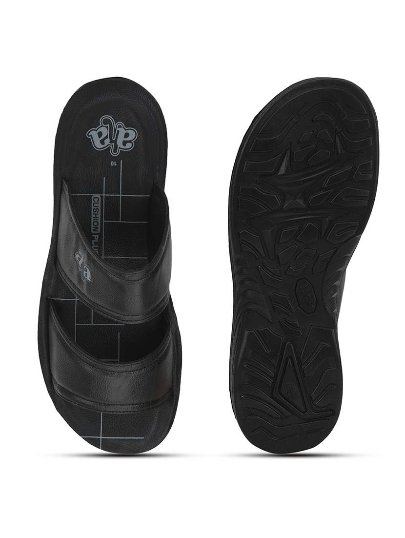 Men Solid Slip On Slipper - 22596878 -  Standard Image - 5