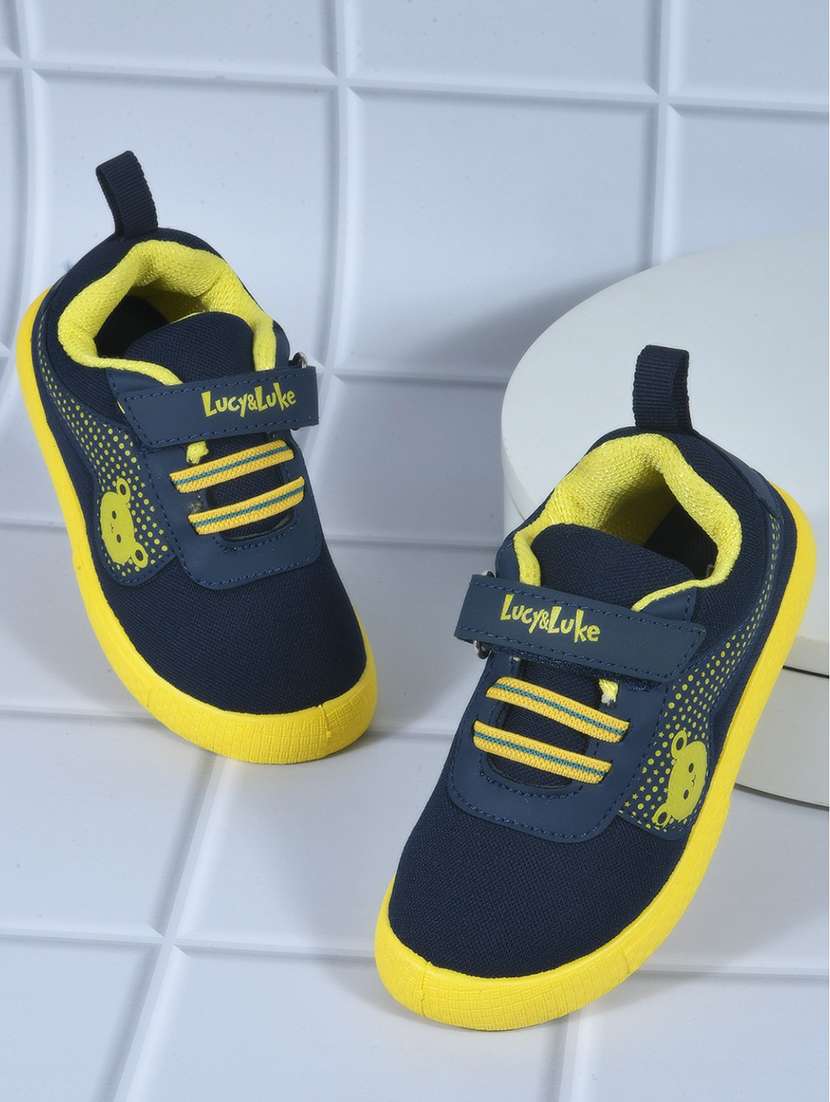 boys printed slip on sneakers