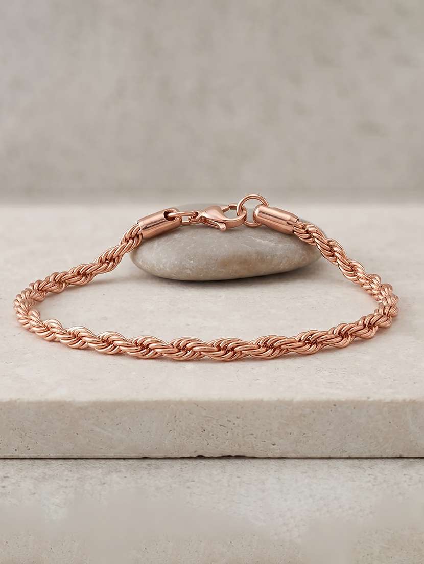 copper rope design bracelet for women 