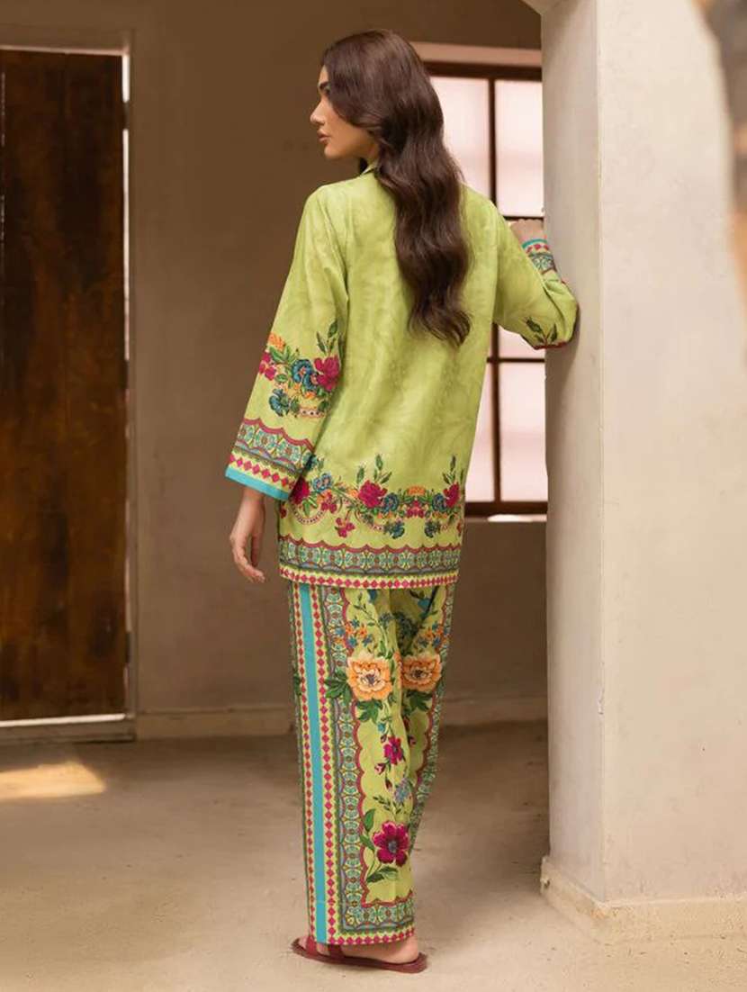 Women Printed Long Sleeves Ethnic Co-ord Set - 22598079 -  Standard Image - 3