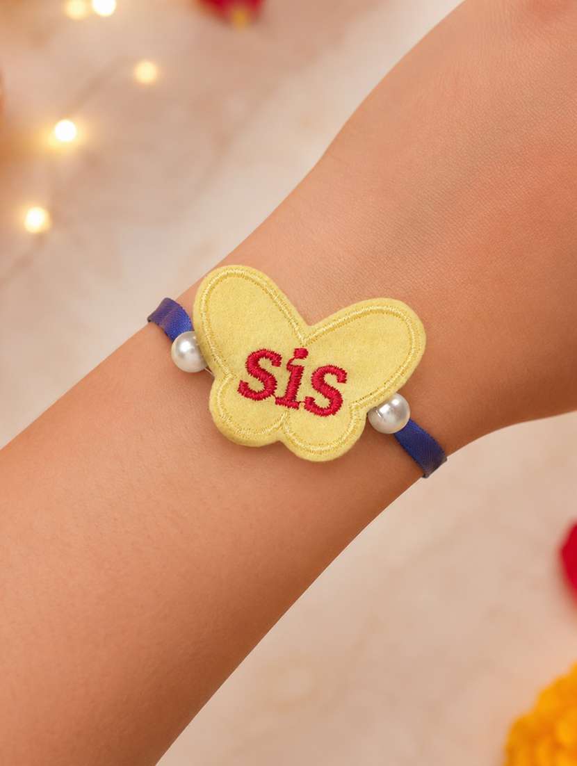the magic wand cute butterfly shaped sis rakhi 