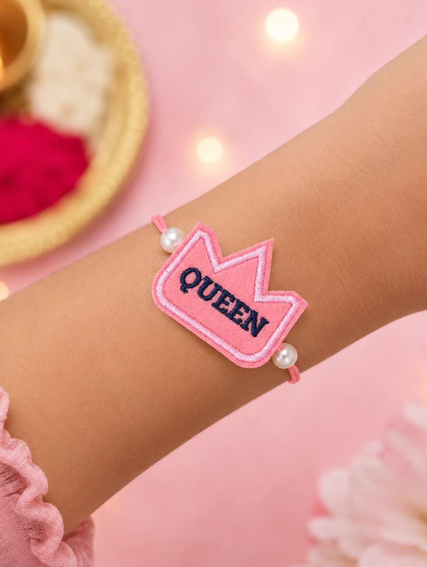 the magic wand cute crown shaped queen rakhi