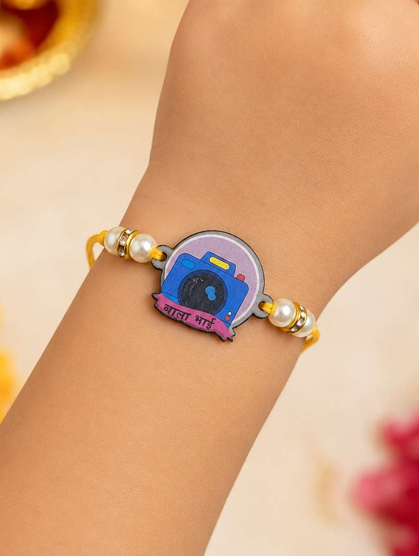 the magic wand cute camera wala bhai printed rakhi