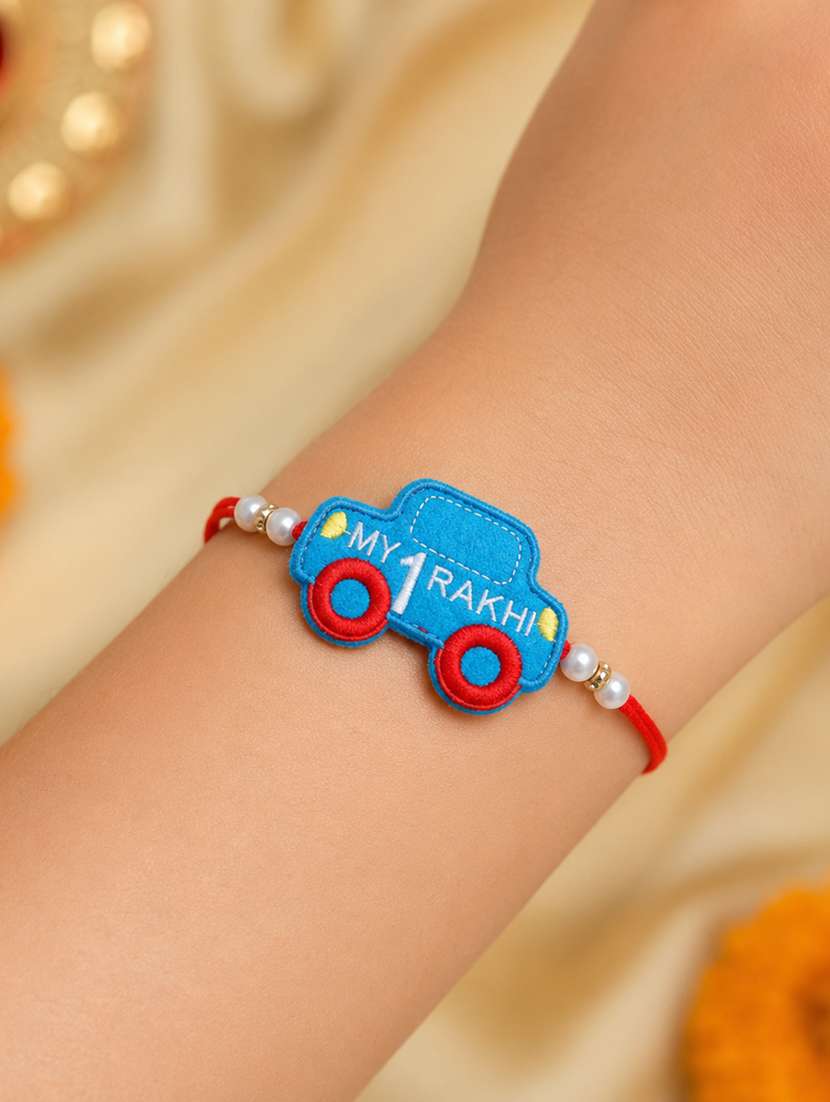 the magic wand car applique my first rakhi 