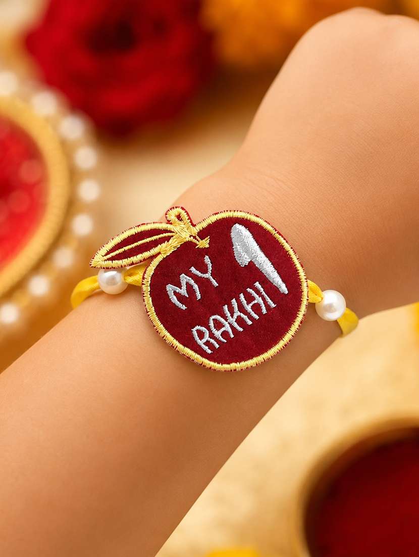 the magic wand apple applique my first rakhi