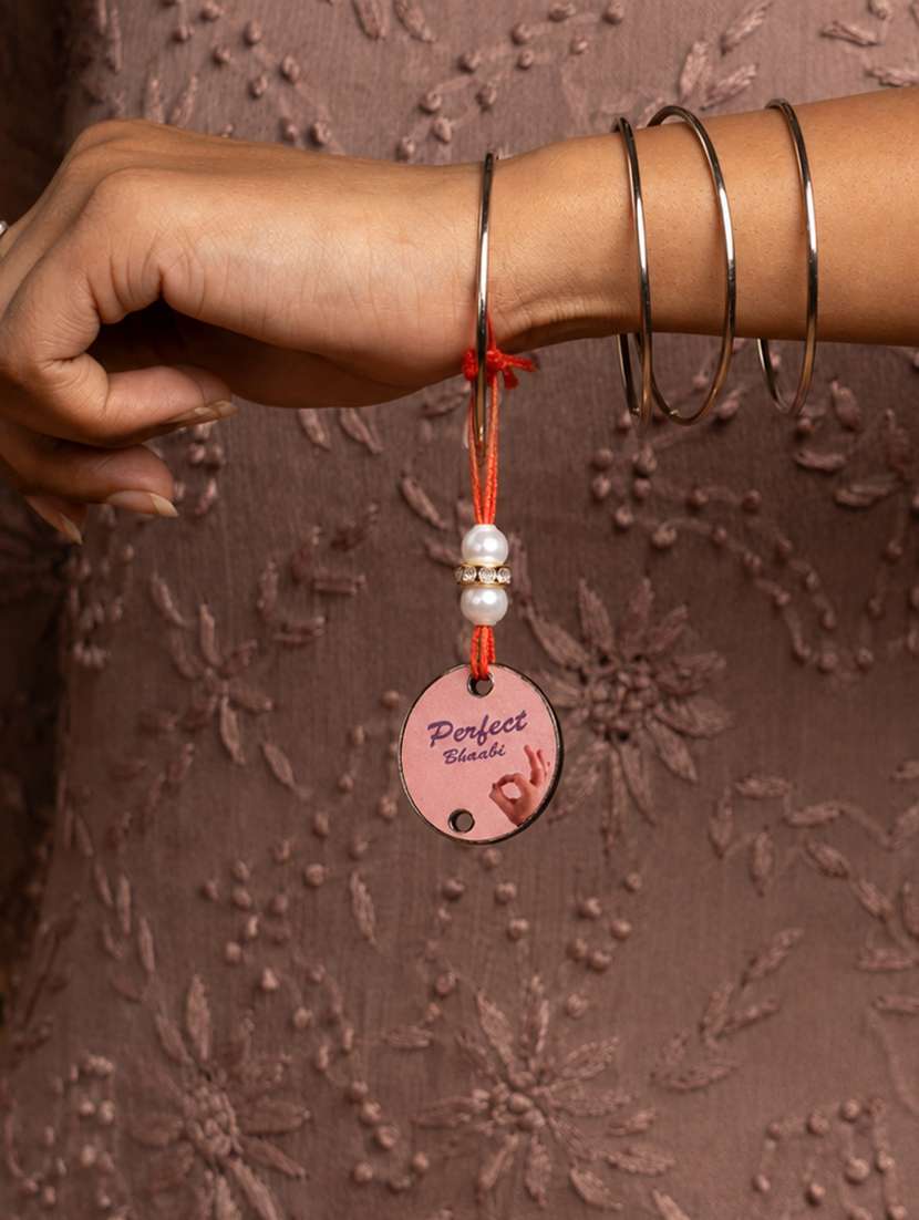 the magic wand laser cut wooden trendy perfect bhabhi rakhi