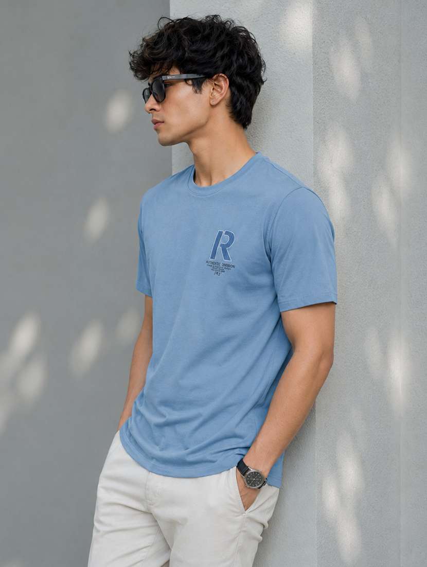 men printed short sleeves regular fit t-shirt - 22598398 -  Standard Image - 3