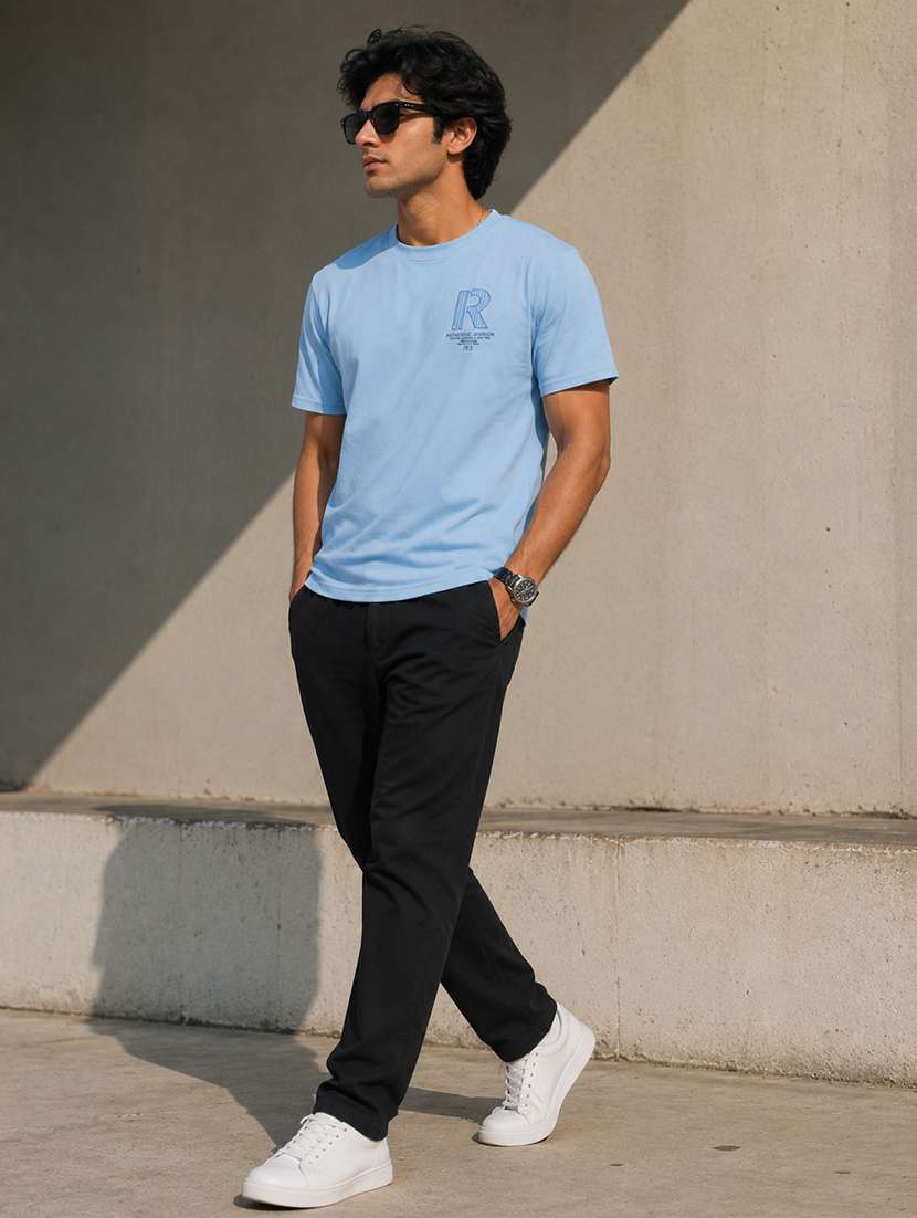 men printed short sleeves regular fit t-shirt - 22598399 -  Standard Image - 3