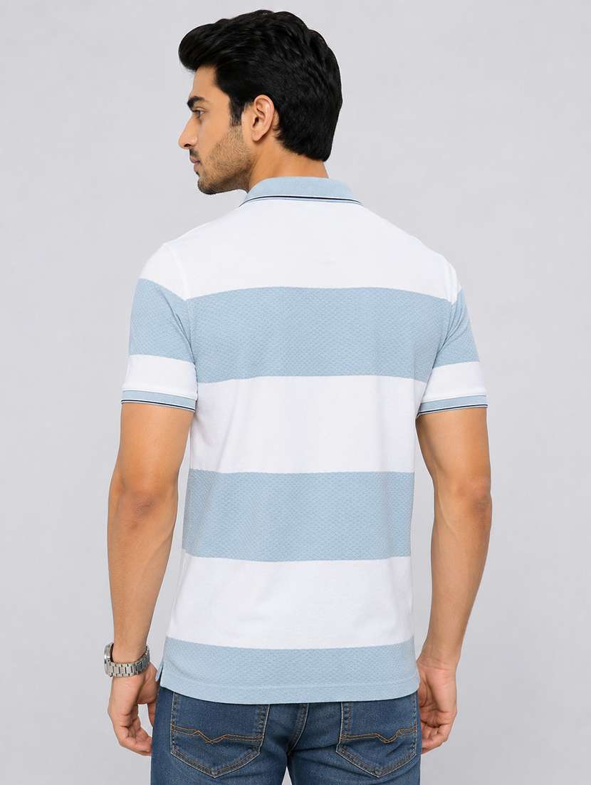 Men Printed Short Sleeves Polo T-shirt - 22598405 -  Standard Image - 3