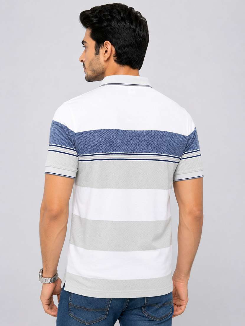 men printed short sleeves polo t-shirt - 22598406 -  Standard Image - 3