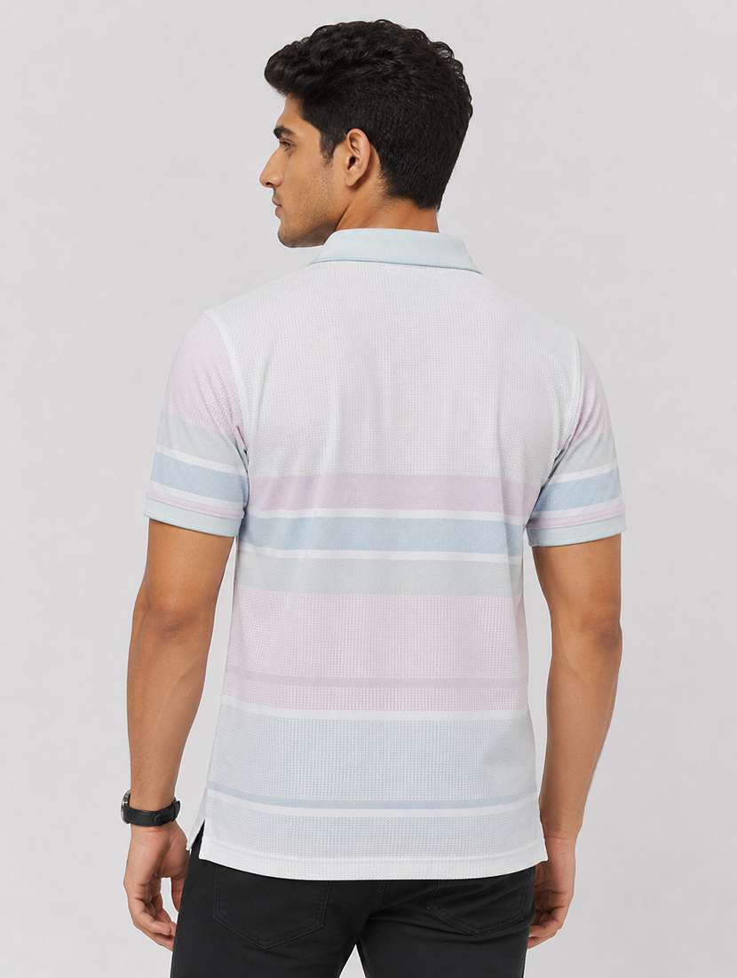 men printed short sleeves polo t-shirt - 22598408 -  Standard Image - 3