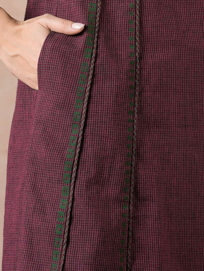 women printed three quarters leeves a-line kurta - 22601139 -  Standard Image - 5