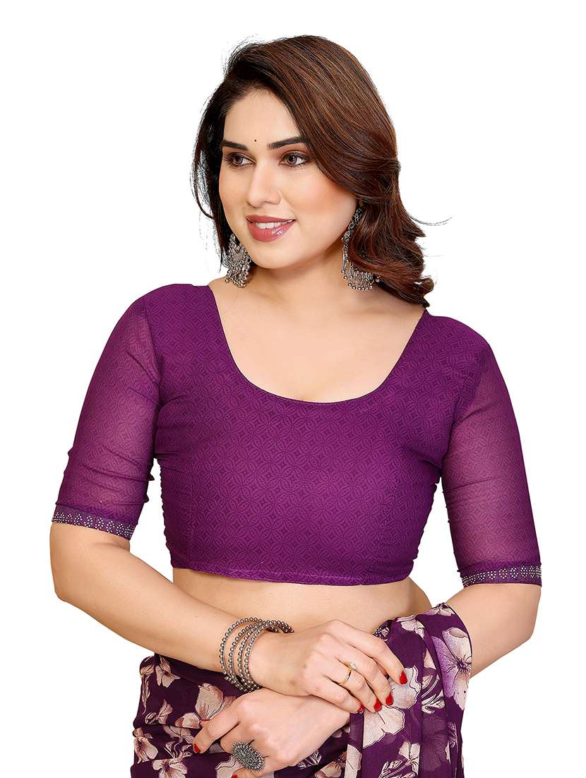 Women Pack Of 2 Printed Combo Saree With Blouse - 22602016 -  Standard Image - 3