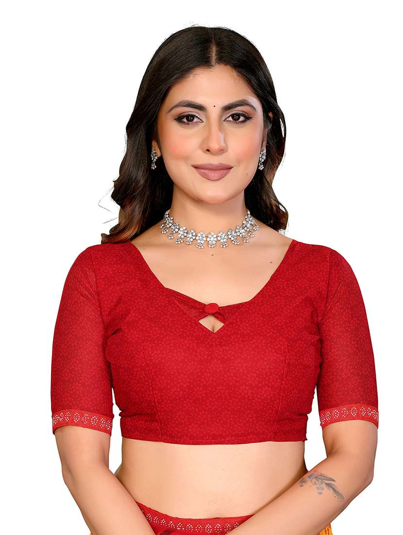 Women Pack Of 2 Printed Combo Saree With Blouse - 22602047 -  Standard Image - 3