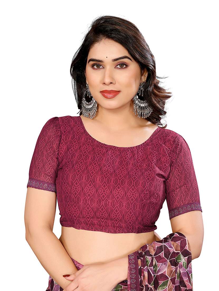 Women Pack Of 2 Printed Combo Saree With Blouse - 22602200 -  Standard Image - 3
