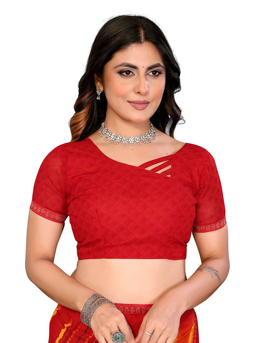women pack of 2 printed combo saree with blouse - 22602256 -  Standard Image - 3