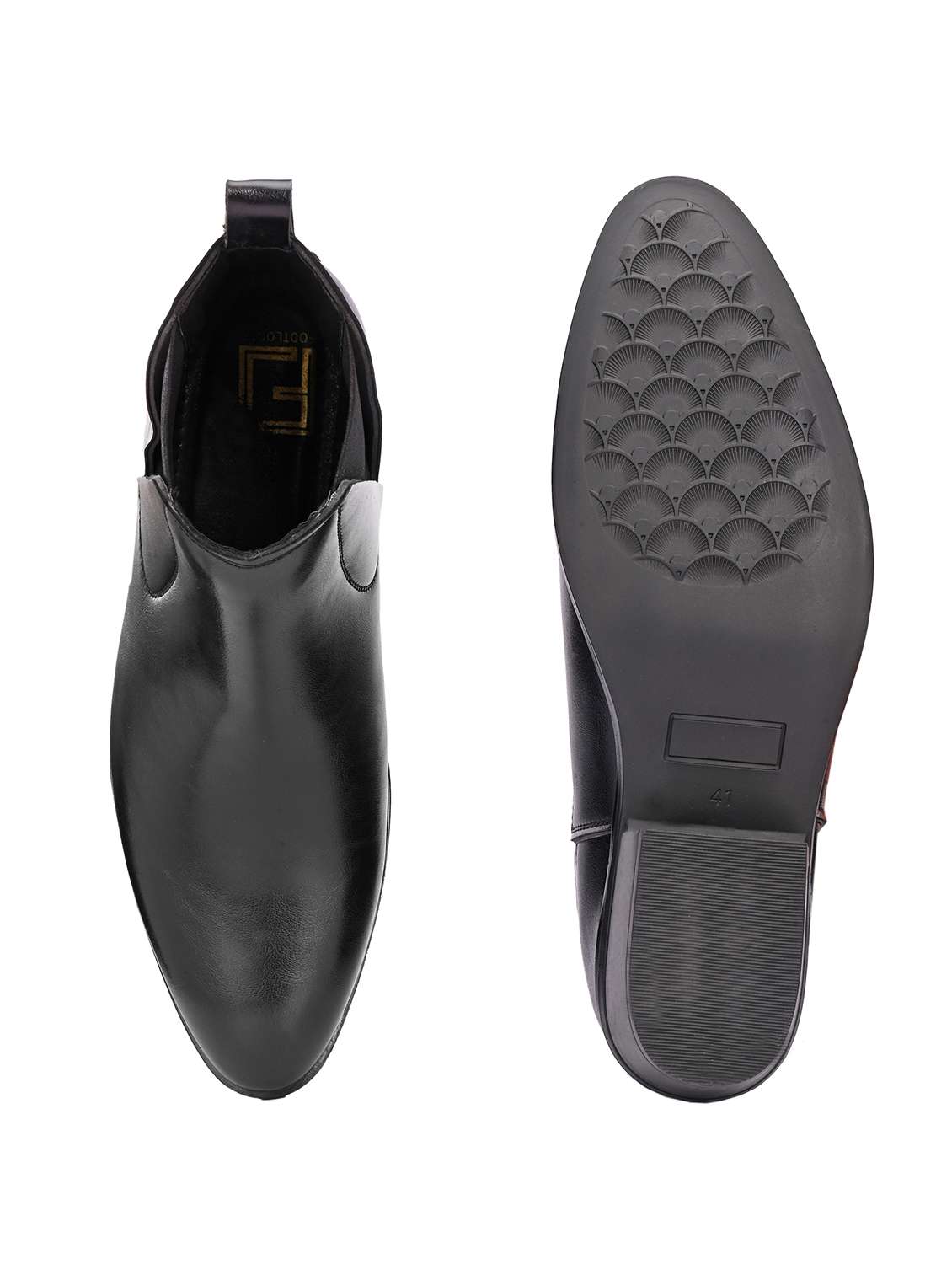 men black slip on boot - 22602466 -  Standard Image - 5