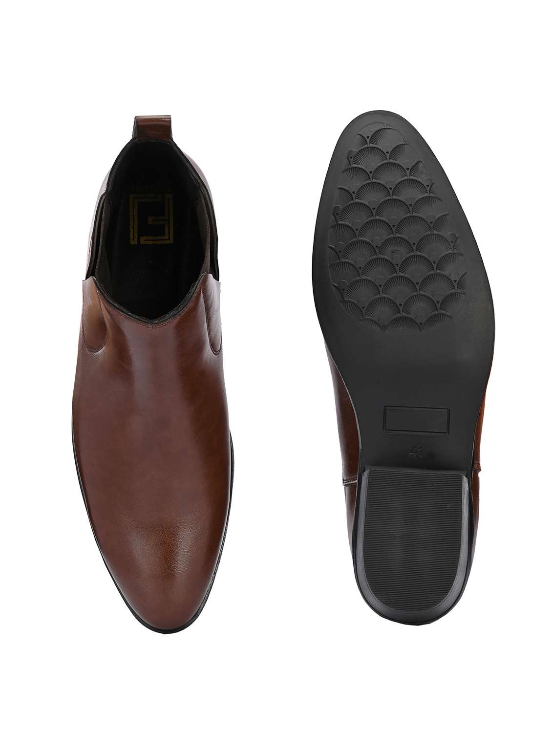 Men Brown Slip On Boot - 22602467 -  Standard Image - 5