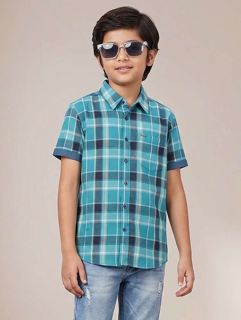 boys printed short sleeves regular fit shirt - 22602546 -  Standard Image - 3