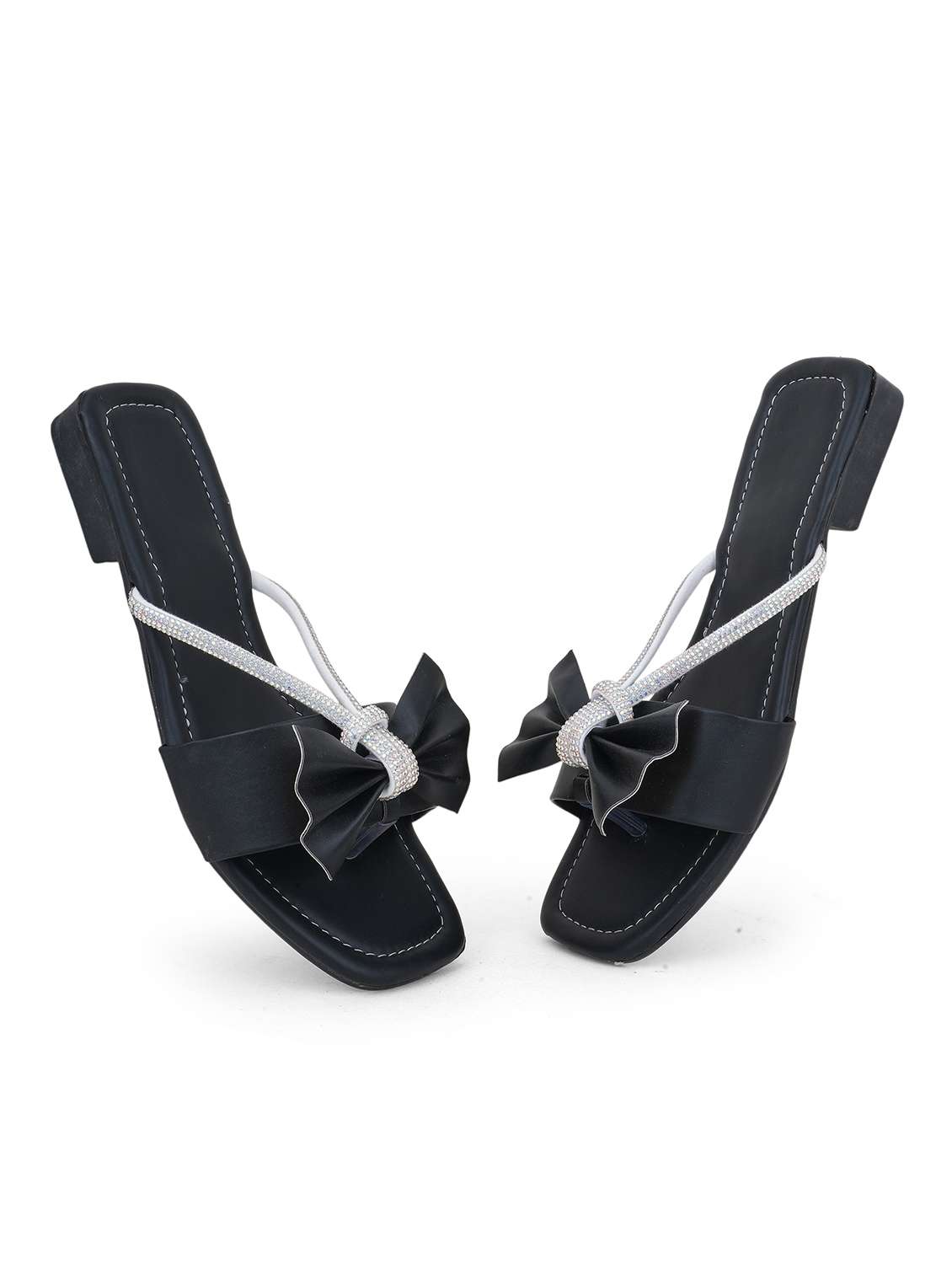 women embellished toe separator flats - 22602676 -  Standard Image - 3