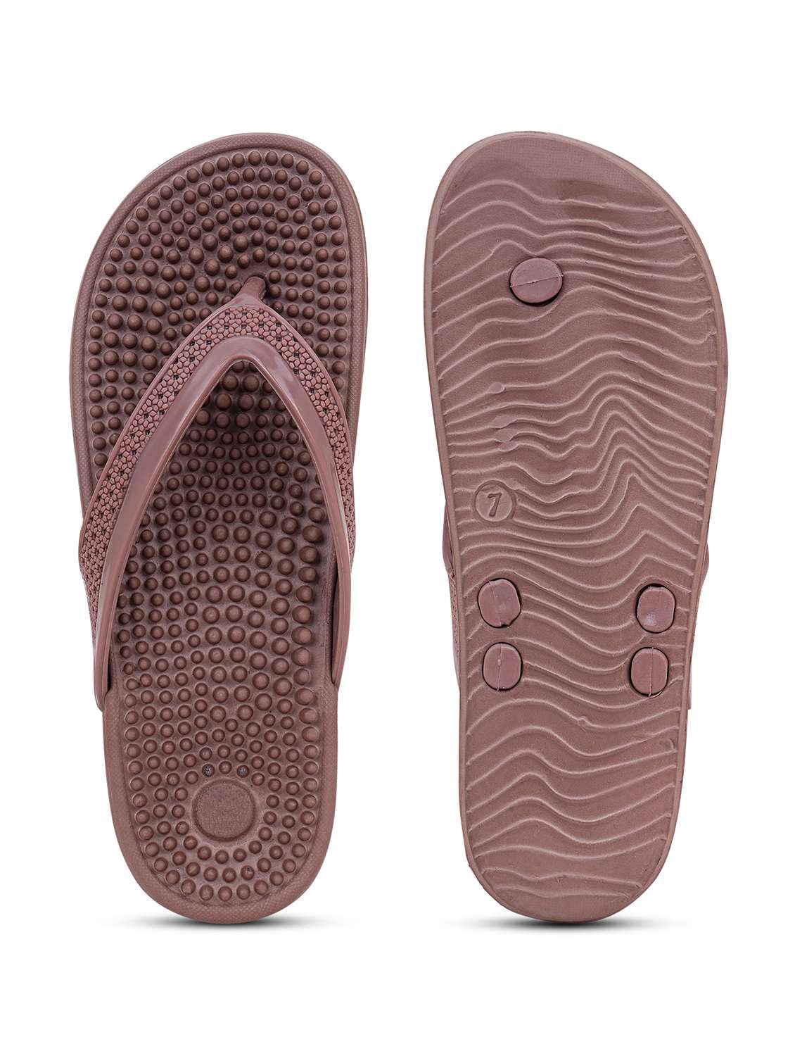women textured toe separator flip flop - 22602704 -  Standard Image - 5
